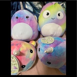 Squishmallow Four Piece Set 8”